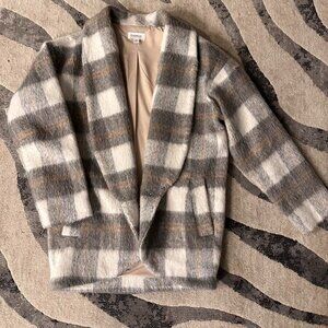 Evereve coat wool with silk lining 🐰